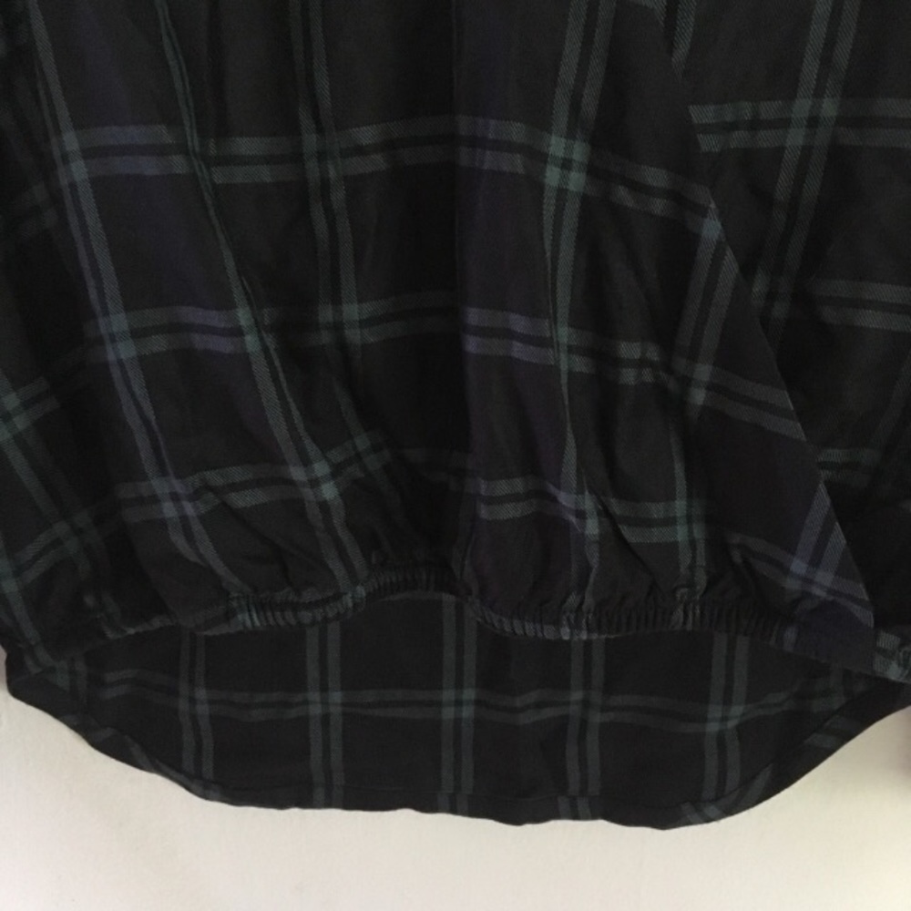 Madewell Women's Plaid Shirt | Faux Wrap | Cozy Casual | Relaxed Fit | Size XS - Picture 7 of 7